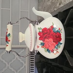 Pioneer Woman Cheerful Rose Tea Kettle